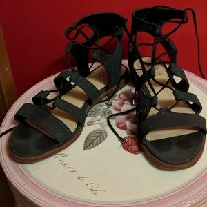 Gladiator lace up sandels
